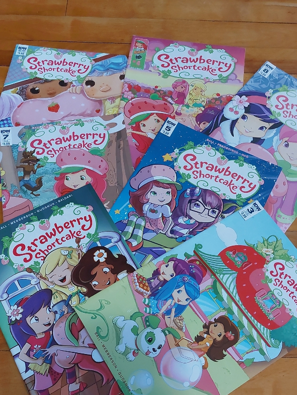 Strawberry Shortcake Funko Universe Comics Lot of 7 – Excellent Condition 🍓